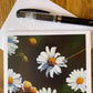 Daisy note cards 5 pack