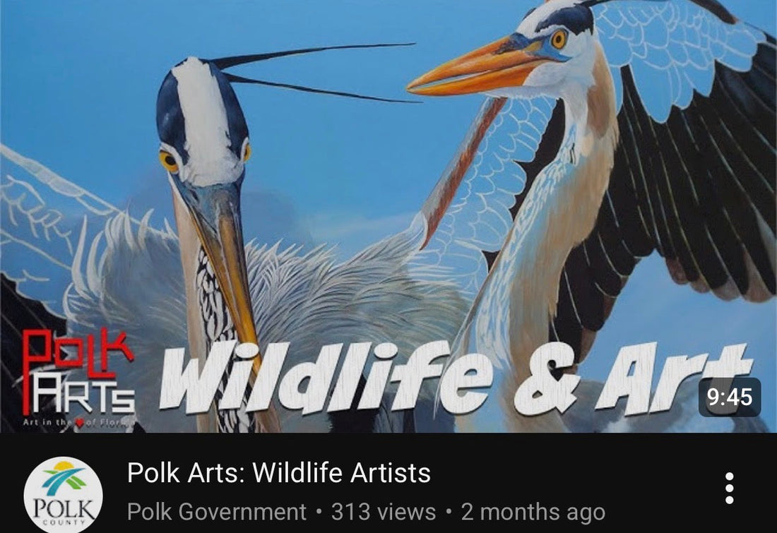 Hey folks, check out my interview with Polk County Arts, press down on the link and you will be directed to YouTube to watch it, enjoy!